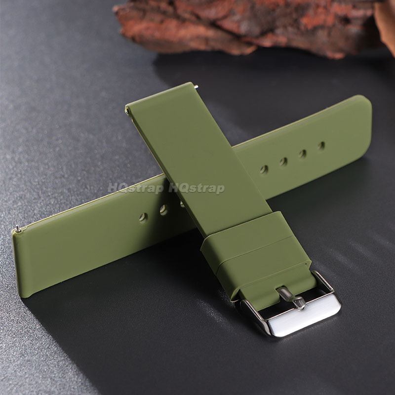 Silicone Strap 12mm 14mm 16mm  - Canvas Strap Watch 评论和价格