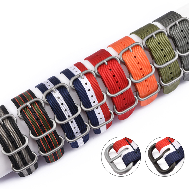 Woven Nylon Strap 20mm 22mm St - Nato Strap Nylon 评论和价格