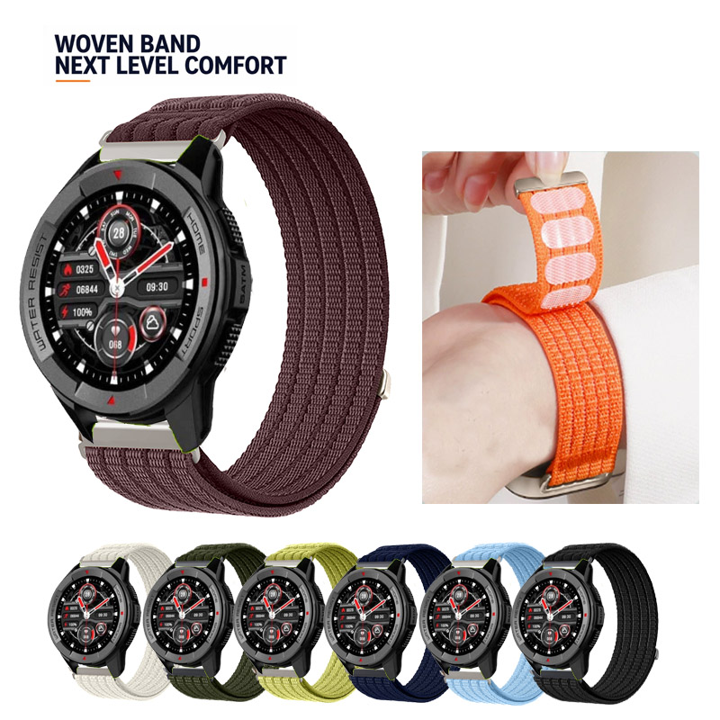 18mm 20mm 22mm Breathable Nylo - Sport Loop Velcro 评论和价格