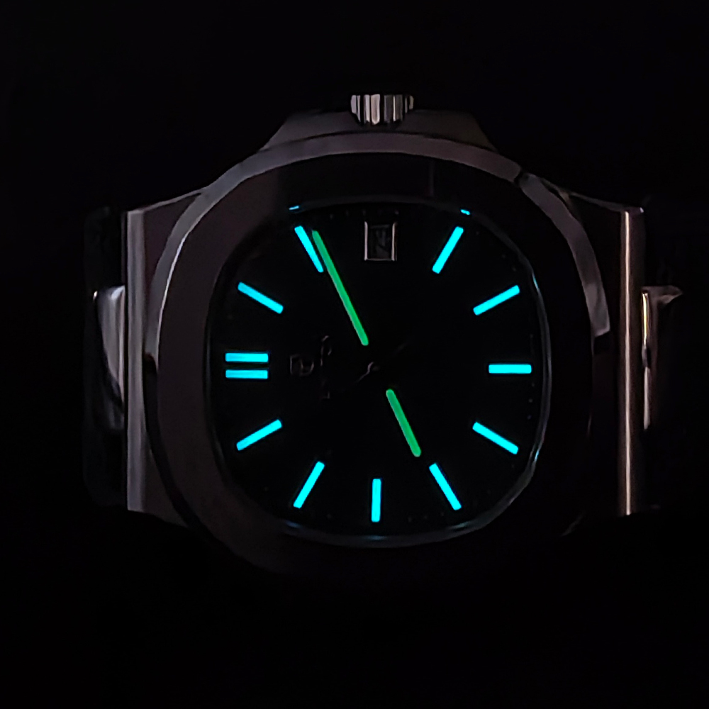 ENITON 38mm Stone Dial Composi - Canvas Strap Watch 评论和价格