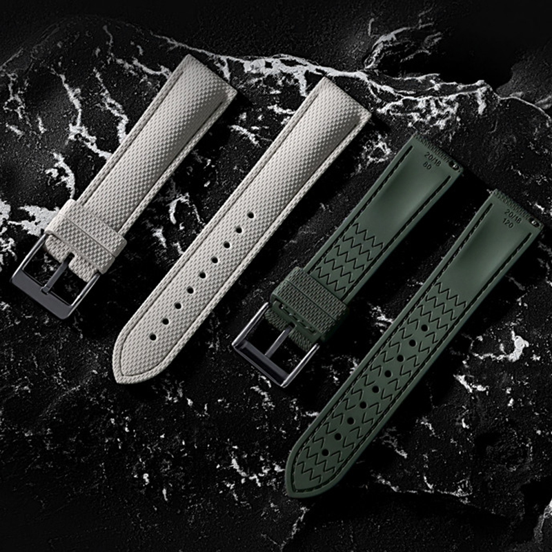 Universal Strap for Blancpain  - Rubber Strap Diver 评论和价格