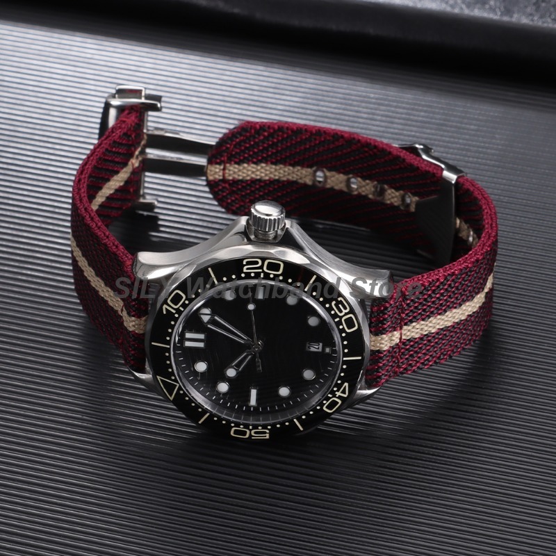 Woven Canvas Fabric Watch Band - Suede Strap Watch 评论和价格