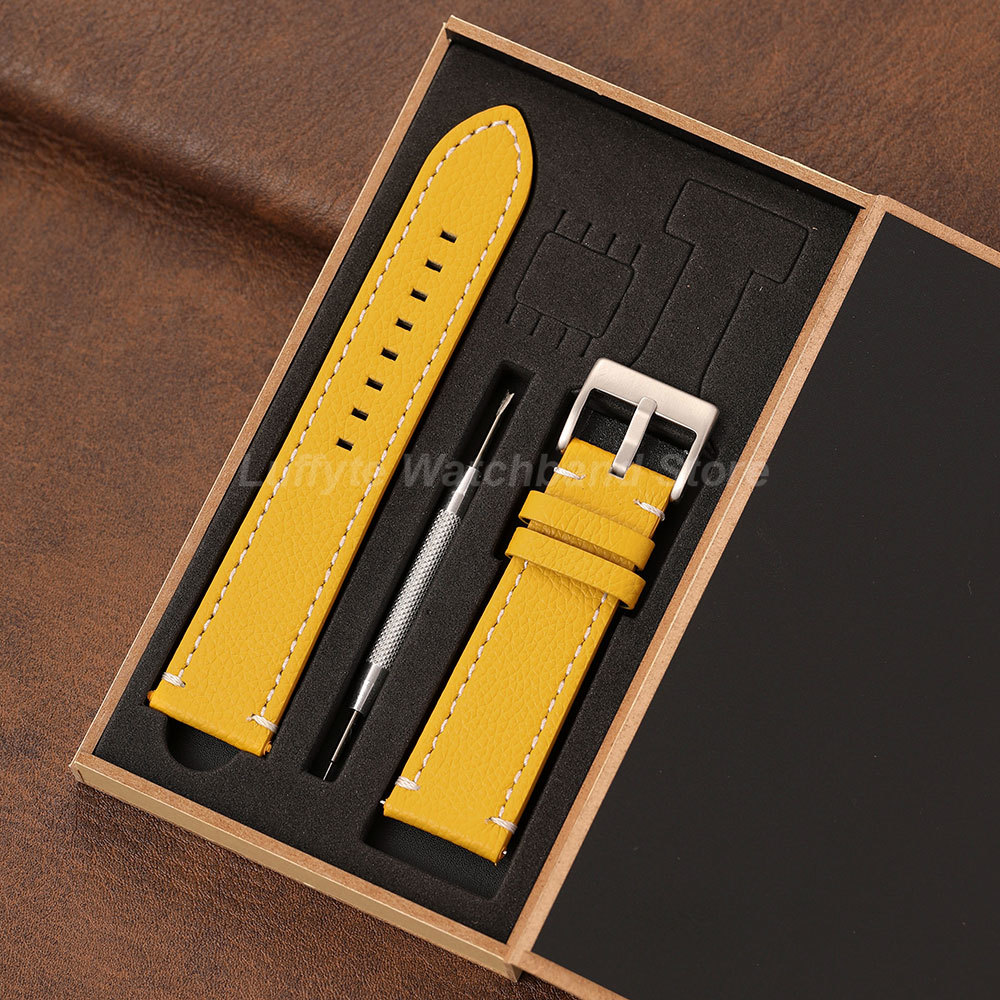 Double Sided Litchi Texture St - Suede Strap Watch 评论和价格