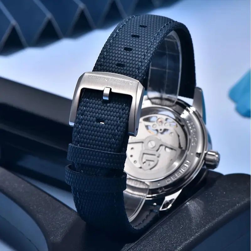 PAGANI DESIGN PDYS021 42MM Moo - Canvas Strap Watch 评论和价格