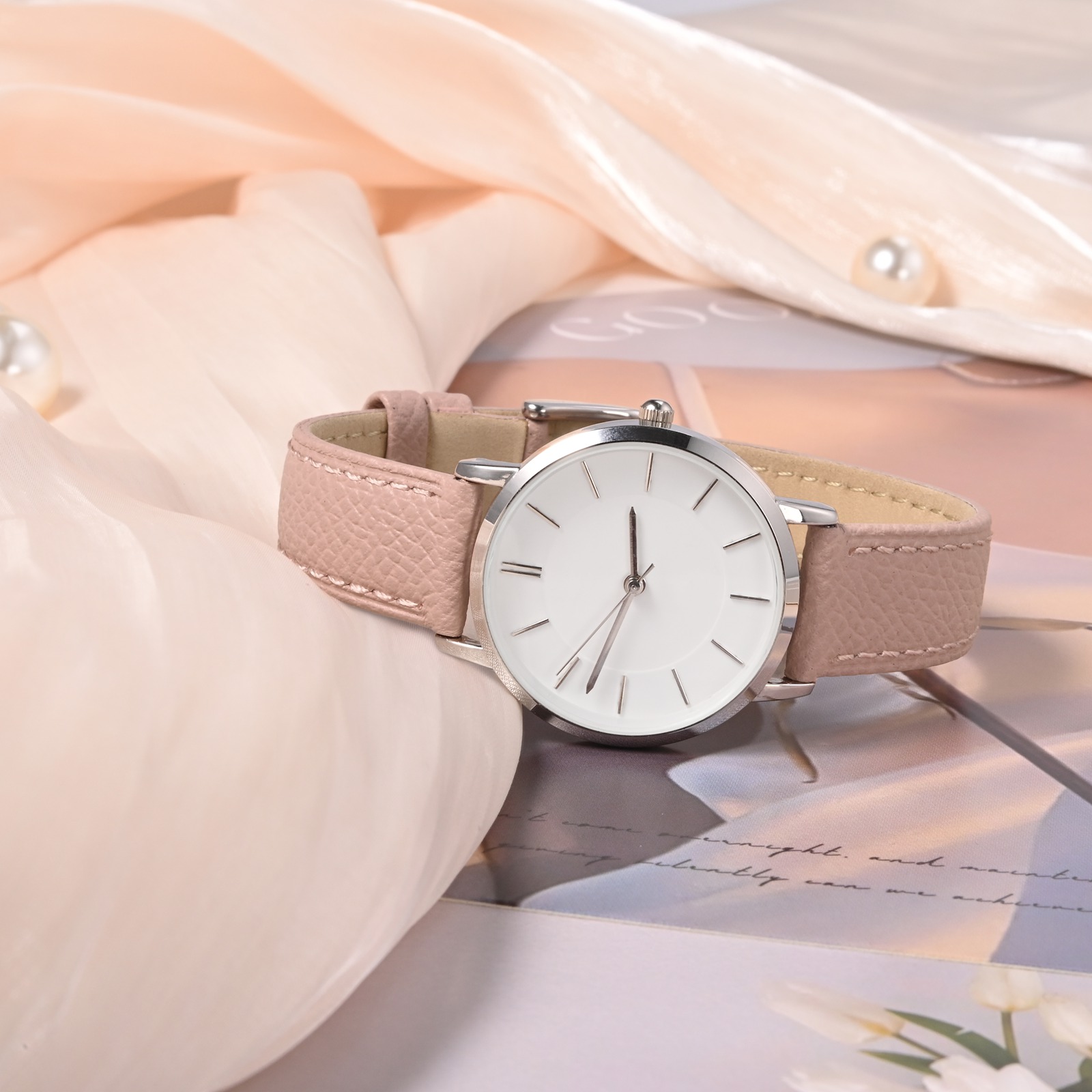 WOCCI Top Grain Leather Watch  - Leather Strap Quick Release 评论和价格